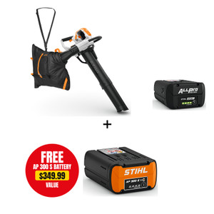 STIHL STIHL-SHA140-AP30 SHA 140 Battery Vacuum Shredder Kit with AP 30 7.5Ah Battery