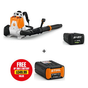 STIHL STIHL-BA11-011-5921-AP30 BRA 280 Battery Backpack Blower Kit with AP 30 7.5Ah Battery