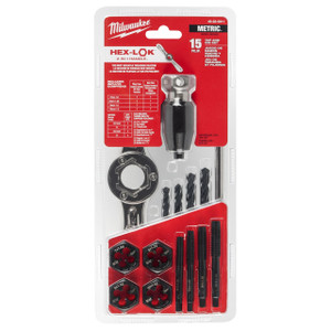 Milwaukee 49-22-5611 15pc Metric Tap and Die Set