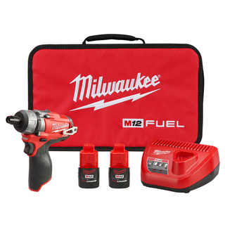 Milwaukee M12 FUEL Cordless 1/4in. Right Angle Die Grinder, Tool Only,  Model# 2485-20