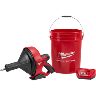 Milwaukee 2772A-21 M18 Fuel Drain Snake Drain Cleaner with Cable-Drive