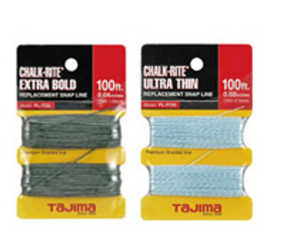 Tajima CR301JF Chalk-Rite Snap-Line Box, 100' Braided Nylon/Polyester Line,  Jam Free