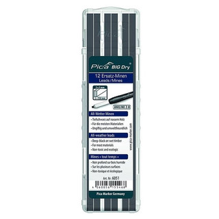 Pica-Marker PICA-30402 Pica Dry Longlife Auto Pencil / Basic Refill Set -  8pc - Wm Dyck & Sons