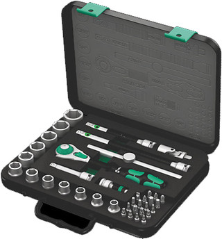 Wera 05004280001 8009 Zyklop Pocket Set 1, Ratchet Set, 13 Pieces:  : Tools & Home Improvement