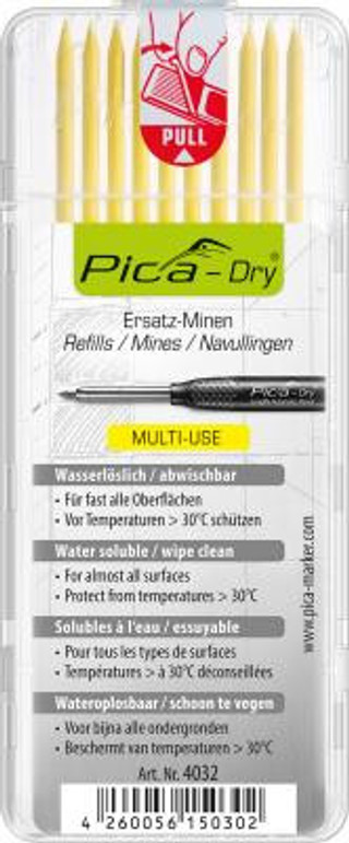 Permanent White Marker Pen - Pica 532/52/SB, Water Resistant Ink