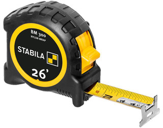 Stabila STAB-30626 Pocket Tape BM 300, 26' (8 M), Cm/Inch Scale