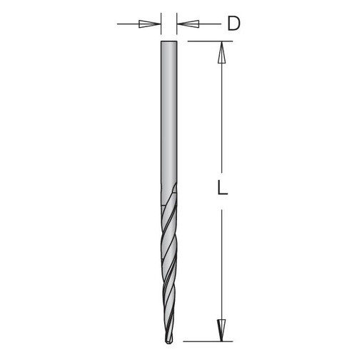 Dimar DIM-TDB-3/32-2 3/32in Tapered Drill Bit 2-Pack