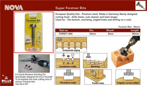 Dimar DIM-FORST-16M  Size 16mm Forster Bit