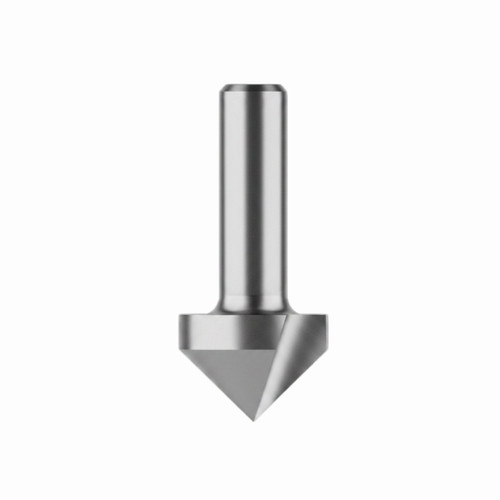 Dimar DIM-105R4-12-60 1/2in Dia Carbide Tipped V-Groove Bit 60deg 2 Flute 1/4in Shank 13/32in Depth