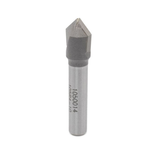 Dimar DIM-105R4-10 3/8in Carbide Tipped V-Groove Router Bit 90-Degree 2 Flute 1/4in Shank