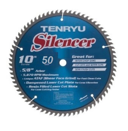 Tenryu TEN-SL-25550TC 10" x 50T Planer Blade