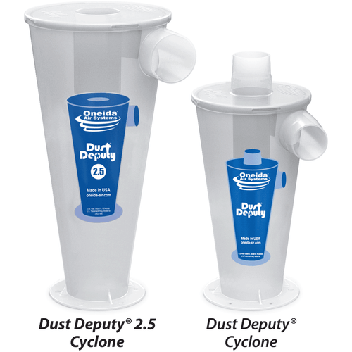 Oneida Air Systems ON-AXD000004B Dust Deputy Deluxe Cyclone Kit 5 Gallon
