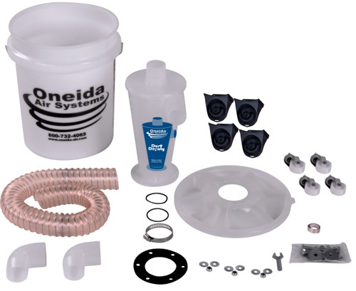 Oneida Air Systems ON-AXD000004B Dust Deputy Deluxe Cyclone Kit 5 Gallon