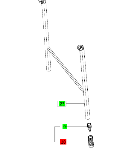 Festool FES-465883  Replacement Rubber Foot For MFT