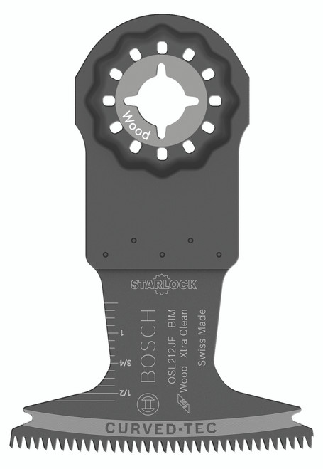Bosch BOS-OSL212JF  2-1/2in. Starlock Bi-Metal Xtra Clean Plunge Cut Blade