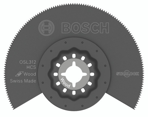 Bosch BOS-OSL312  3-1/2in. Starlock High-Carbon Steel Segmented Saw Blade