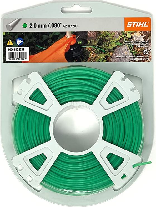 Premium Round Trimmer Line .080in 1/2lb Pack Green