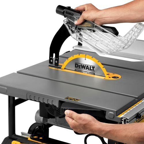 DEWALT DEW-DWE7491RS 10in Jobsite Table Saw with 32-1/2in Rip Capacity and Rolling Stand
