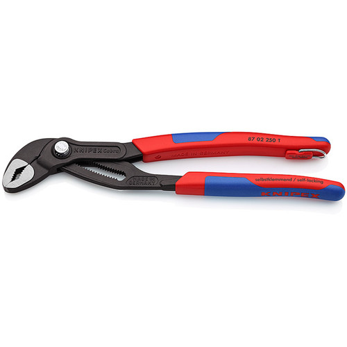 Knipex KNIP-8702250TBKA TETHERED 10 WATER PUMP PLIERS