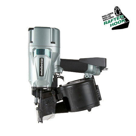 Metabo-HPT HIT-NV83A5 83mm (3-1/4") Coil Nailer (Wire Collated Coil Nails)
