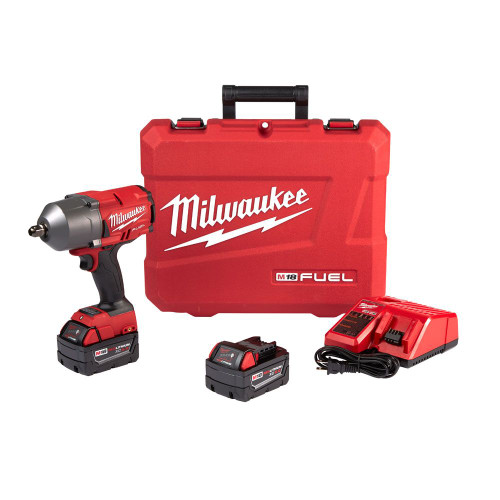 Milwaukee MIL-2863-22  M18 FUEL ONE-KEY High Torque Cordless Impact Wrench 1/2" Friction Ring Kit