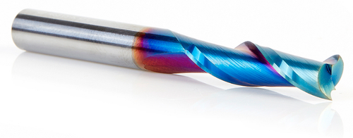 Amana AMA-46315-K   1/4 Dia x 1 x 1/4in Solid Carbide Spektra Spiral Plunge Shank Up-Cut