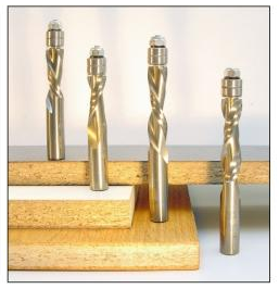 Dimar DIM-SCB812DC 1/2in Carbide Down-Spiral Flush Trim