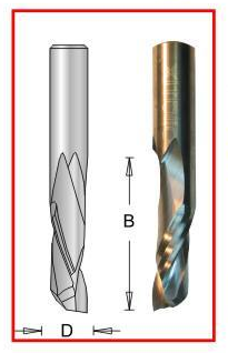Dimar DIM-SCC810B  Spiral Compression Bit 3/8 X 1-1/8in
