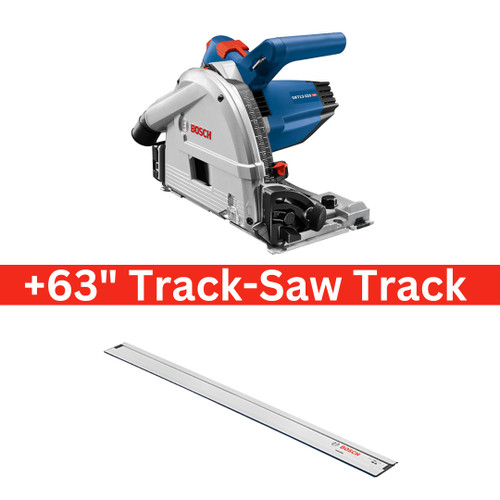 Bosch BOS-GKT13-225L 6-1/2in. Track Saw with Plunge Action and L-Boxx Carrying Case