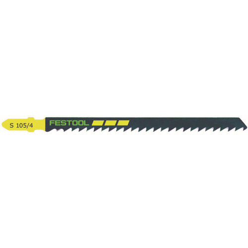 Festool FES-204315 S 105/4 Fast-Cutting Jigsaw Blades, 4 1/8 Inch, 6 TPI, 5-Pack