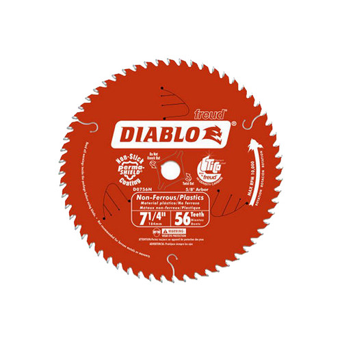 Freud FRE-D0756N Diablo 7-1/4" X 56T Aluminum Saw Blade