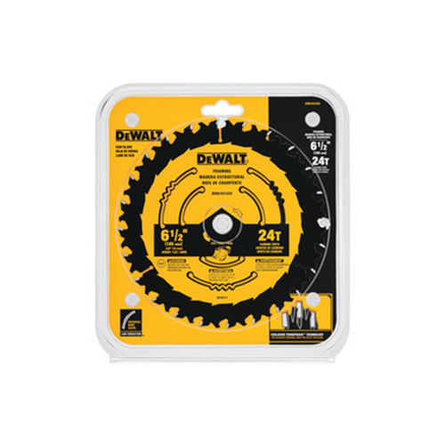 DEWALT DEW-DWA161224 6-1/2in X 24T Circular Saw Blade