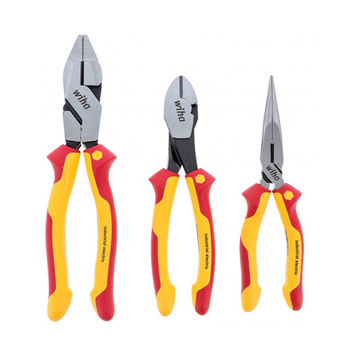 Wiha WIHA-32968 Insulated Pliers and Cutters Set 3-Piece