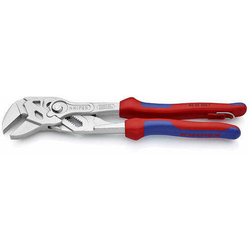 Knipex KNIP-8605250TBKA 10in Pliers Wrench, Tether Attachment, Comfort Grip