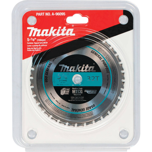 Makita MAK-A-96095 5-7/8in x 32T C/T Saw Blade, Metal/General Purpose