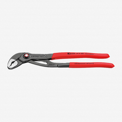 Knipex KNIP-8721300 11" Cobra QuickSet Hightech Water Pump Pliers