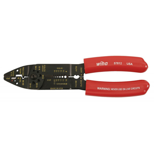 Wiha WIHA-57812 Wire Stripping Pliers/Cutters 8.5"