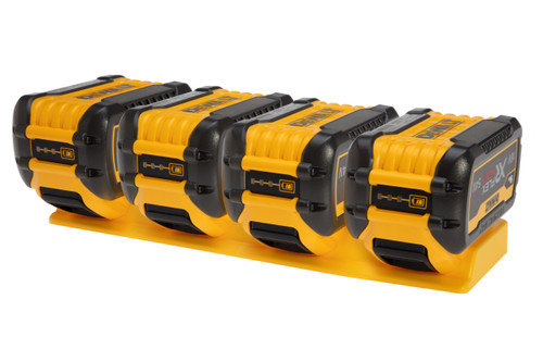 48 Tools BH-FLEX-YEL-04 DeWALT 4-Unit Flexvolt Battery Holder
