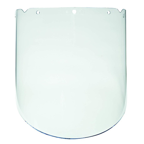 MSA Safety MSA-10115851 V-Gard Propionate Clear, Molded Face Shield for Chemical & Splash (9.25" x 18" x 0.98")