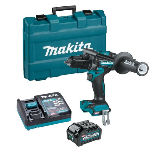 Makita MAK-HP001GM102 XGT 40V MAX Li-Ion 1/2in Hammer Drill / Driver 4.0 Ah Kit