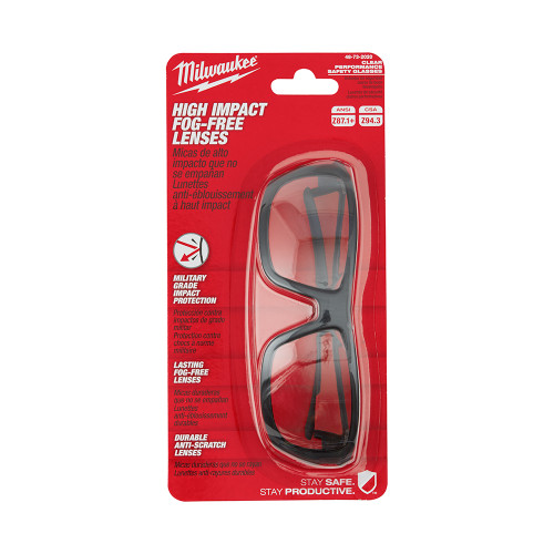 Milwaukee MIL-48-73-2020 Clear Performance Safety Glasses