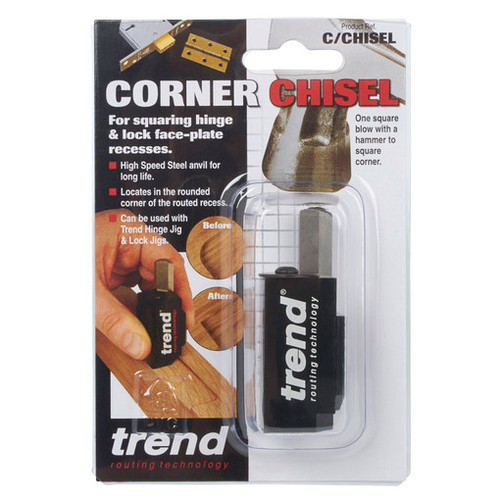 Trend TRE-C/CHISEL Corner Chisel for Squaring Hinge Recesses