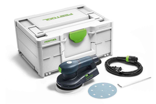 Festool FES-576340 Random Orbital Sander ETS EC 125/3 EQ-Plus w/ SYS3