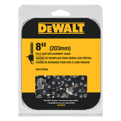 DEWALT DEW-DWO1DT608 Replacement Chain / 8in Pole Saw