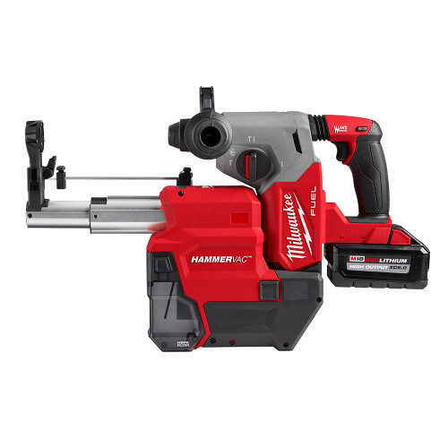 Milwaukee MIL-2912-22DE M18 FUEL 1in SDS Plus Rotary Hammer Dust Extractor 2x XC6.0 Kit