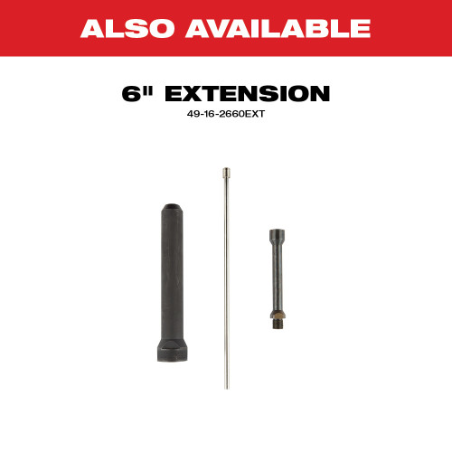 Milwaukee MIL-49-16-2660EXT M18 FUEL 1/4in Blind Rivet Tool with ONE-KEY 6in Extension