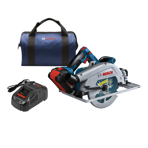 Bosch BOS-GKS18V-25GCB14 PROFACTO 18V Connected-Ready 7-1/4 In. Circular Saw Kit with Track Compatibility and (1) CORE18V 8.0Ah High Power Battery