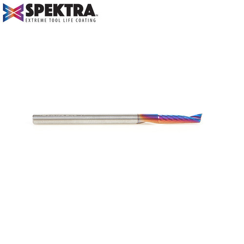 Amana Tool AMA-51410-K Spektra CNC Spiral 'O' Single Flute Plastic Cutting Up-Cut Router Bit