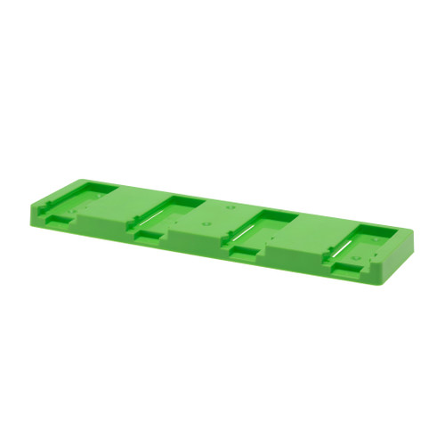 48 Tools BH-FES-GRE-04B Festool 18V Battery Holder, 4-Battery, Light Green