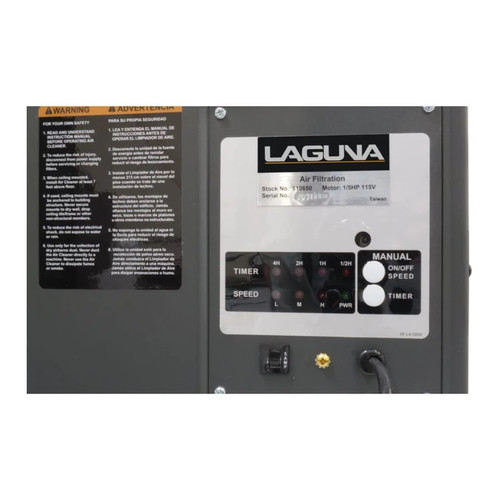 Laguna LAG-810650 Air Filtration Unit 120V